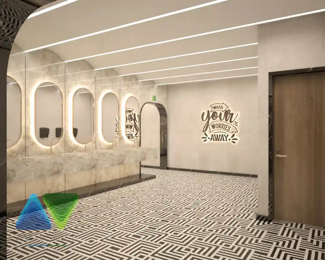 Toilets commercial Interior Project